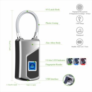 Jzing Fingerprint padlock review